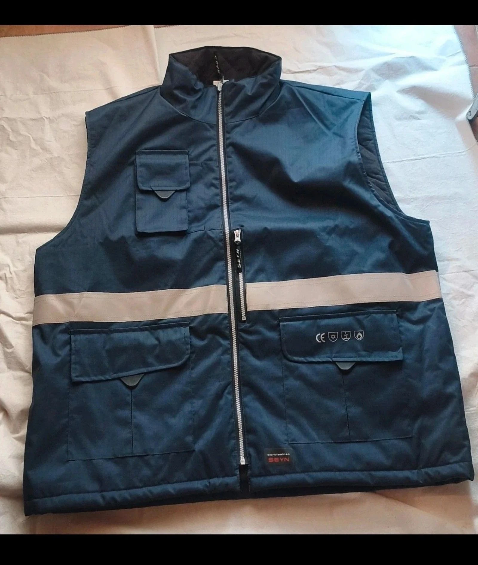 Chaleco de Trabajo Ignífugo Talla XL Homme Men Hombre